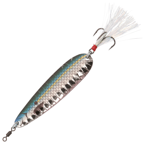 Nichols Lake Fork Flutter Spoon Silver Scale / 3/4 oz - 4 inch