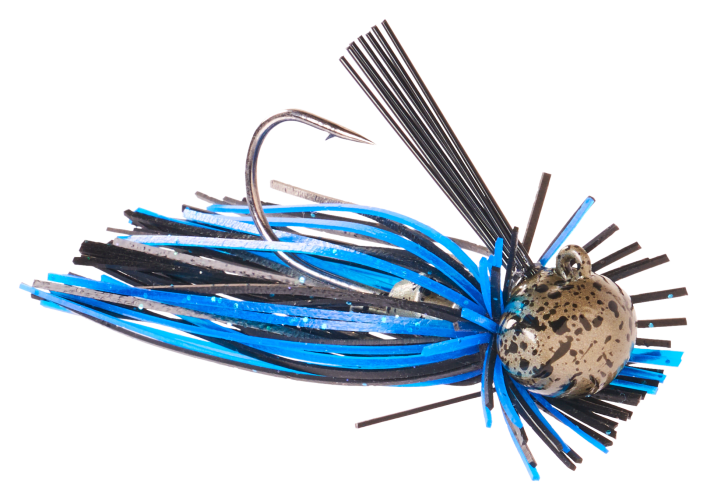 10 Custom Made Silicone Spinnerbait Skirts (Black-Blue-Chart) Bass