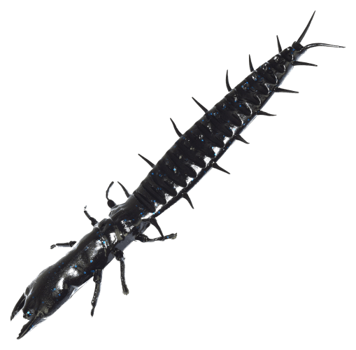 Tackle HD Ned-Mite 3.5-inch 15-Pack - Black Blue Flake