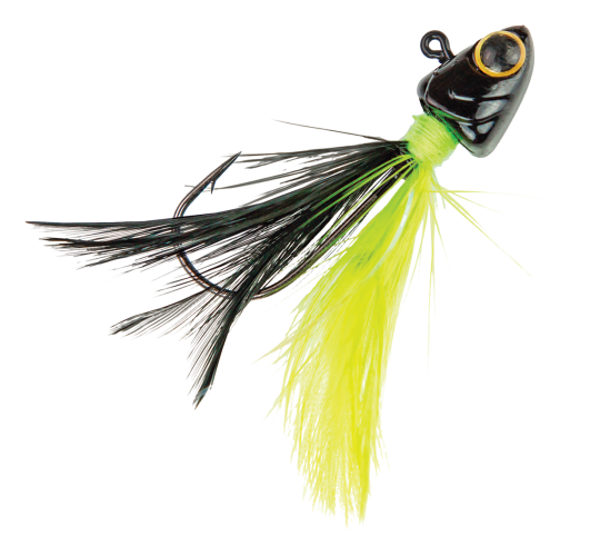 6th Sense Pluck Hair Jig 1/8 oz / Chartreuse Minnow