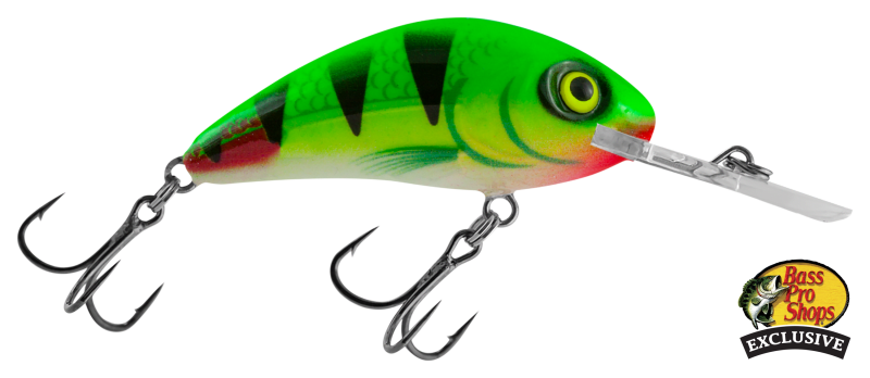 Salmo Rattlin Hornet Floating - 45mm - Gold Fluo Perch