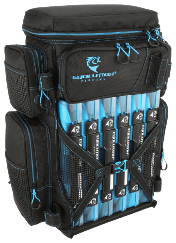 Evolution Fishing Drift Series Tackle Backpack – Blue  