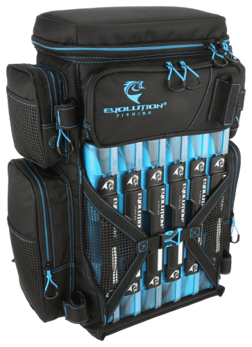 Evolution Fishing 3700 Drift Series Tackle Backpack - Blue