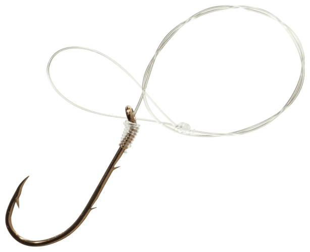 Eagle Claw Baitholder Snelled Hook Assortment - Bronze
