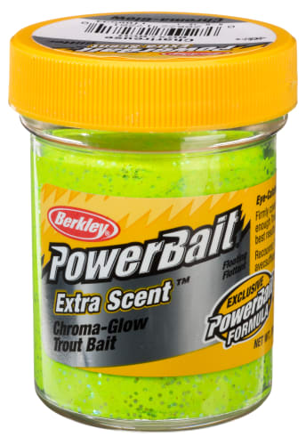 Berkley PowerBait Glitter Chroma-Glow Dough - Orange Glitter