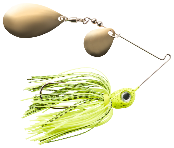 Big Bass Spinnerbait - Chart White Br/Br