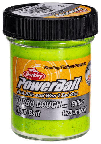 Berkley PowerBait Glitter Turbo Dough - Chartreuse
