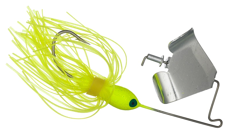 Strike King Mini Pro Buzz Chartreuse/White