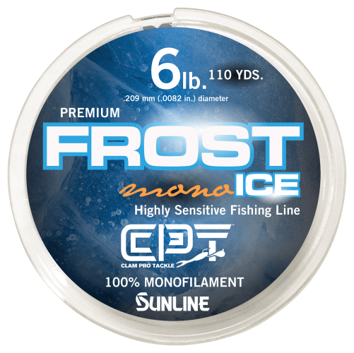 Clam Premium Frost Ice Monofilament Fishing Line