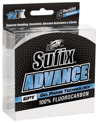 Sufix Advance Fluorocarbon 12 lb Clear
