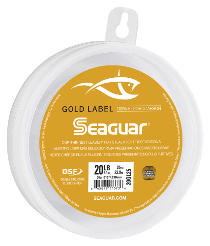 Seaguar Gold Label Fluorocarbon Leader - 12 lb.