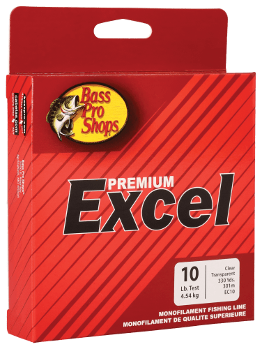 Bass Pro Shops Excel Monofilament Line 330-Yard Spool - 4 lb. - Clear