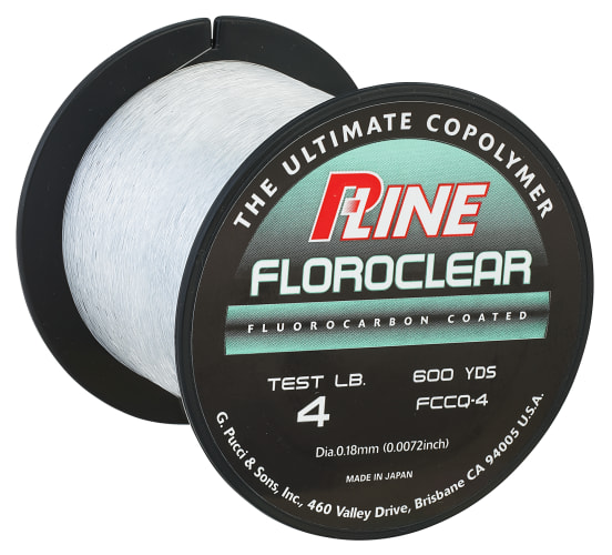 P-Line Floroclear Fishing Line - 600 Yards