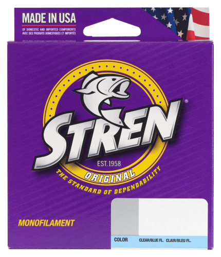 Stren Original Monofilament Fishing Line - Clear/Blue Fluorescent - 6 lb. Test