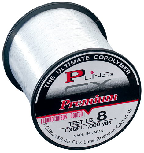 P-Line Floroclear Fluorocarbon Coated Fishing Line (12 Lb./ 600 Yds.)  (Clear) 