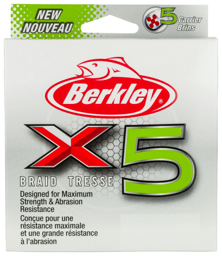 Berkley X5 Low-Vis Green Braid