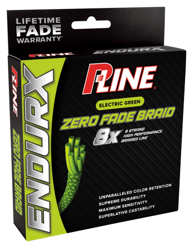 P-Line EndurX Zero Fade 8x Braid - Monster Green - 300 Yards - 10 lb.