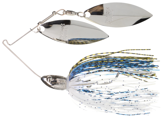 Nichols Catalyst Spinnerbait Double Willow Bomshell Shad 1/2oz
