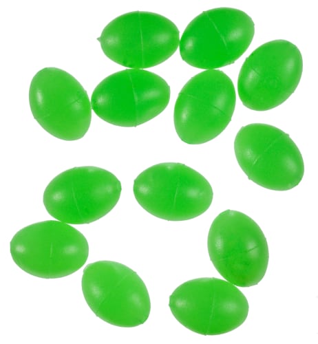P-Line Pucci Soft Egg Beads - Glow Green - 6mm x 8mm