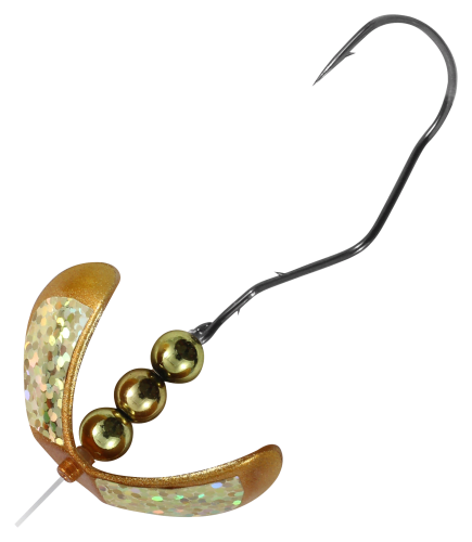 Northland Tackle Butterfly Blade Float'n Harness Size 2 - Golden Craw -  Spinner