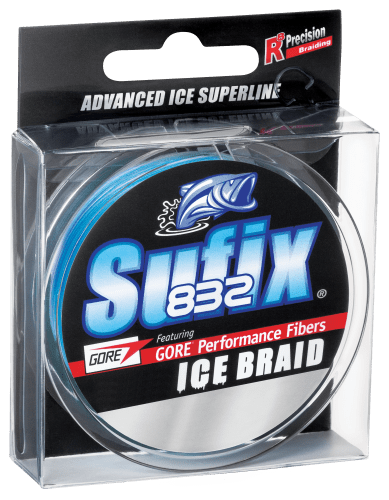 Sufix 832 Ice Braid 6 lb Ghost