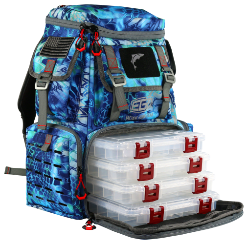 Fishing Tackle Backpack - Fishing Backpack - Saltwater Resistant Fishing  Bag - Large Fishing Tackle Storage Bag : : Sports & Outdoors