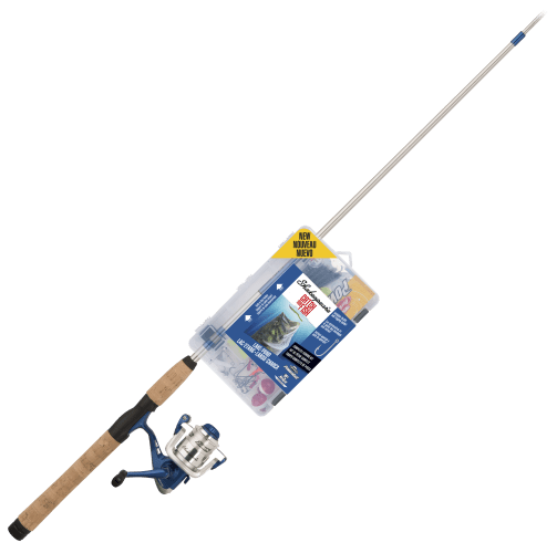 Shakespeare Catch More Fish Spinning Rod and Reel Combo for Lake/Pond Fish