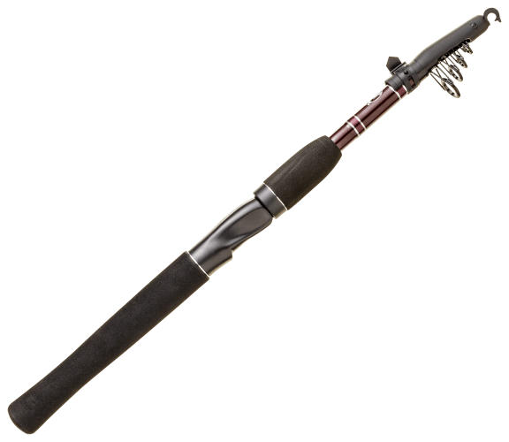 Telescopic fishing clearance rod