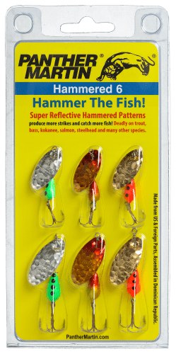 Hammered Gold Spinners  Panther Martin Fishing Lures
