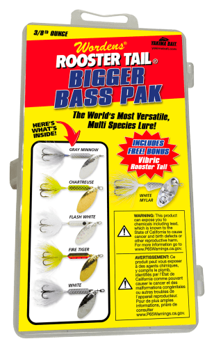 Worden's Rooster Tail Bigger Bass Kit