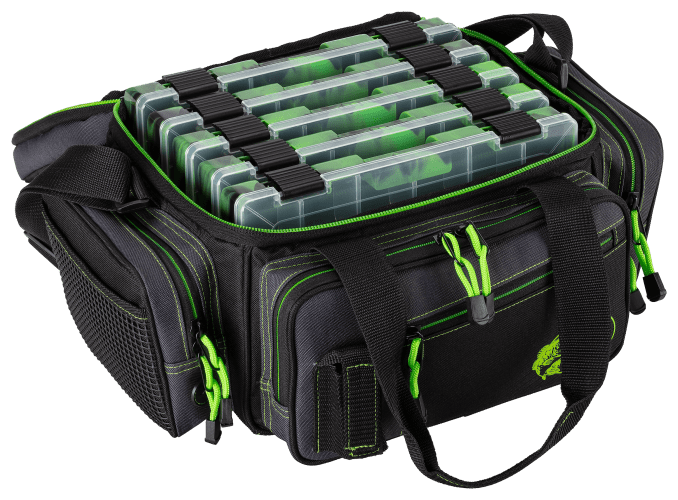 Ultimate Fishing Tackle Bag with 5 Trays and 60 Lures