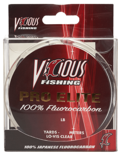 Vicious Fishing 100% Fluorocarbon 200 Yards Clear - 12 lb.