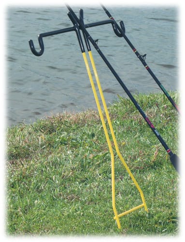 Bank fishing rod holders