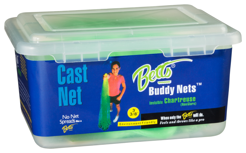 Betts My Betts Buddy Chartreuse Net 4ft 0.375in Mesh Box