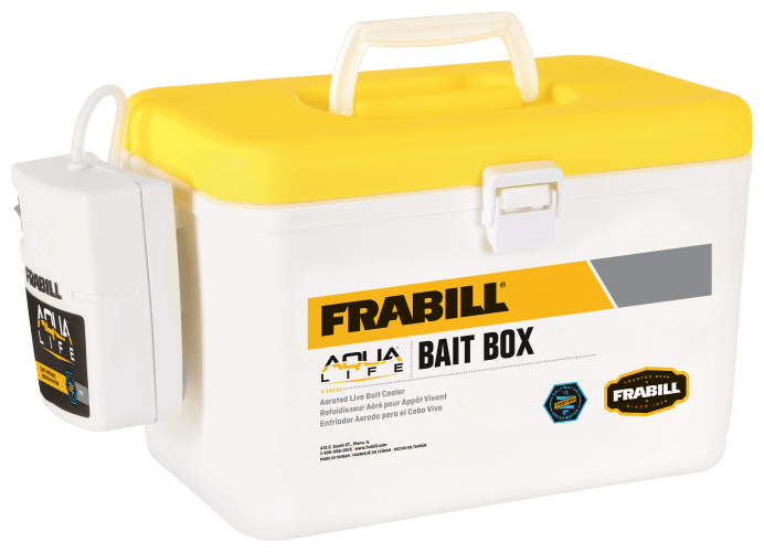 Frabill Bait Box with Aerator - 8 Quart