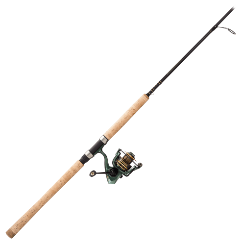 Bushcraft Fishing Rod and Spinning Reel made in the Woods 