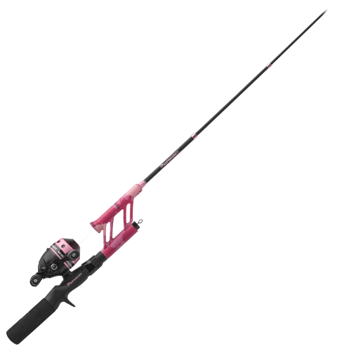 Cabela’s Huntimg Fishing Hat Cap Pink Fishing Pole Emblem Womens Snap Back
