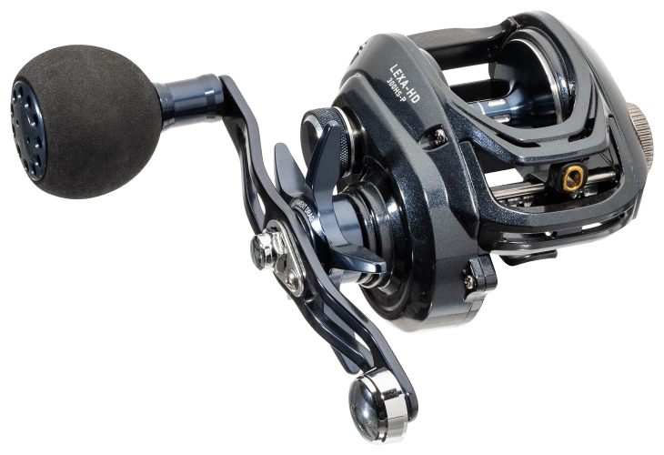 Daiwa 1119872 6CRBB 6.3-1 LX-HD400H-P Lexa 400 HD Baitcasting Reel