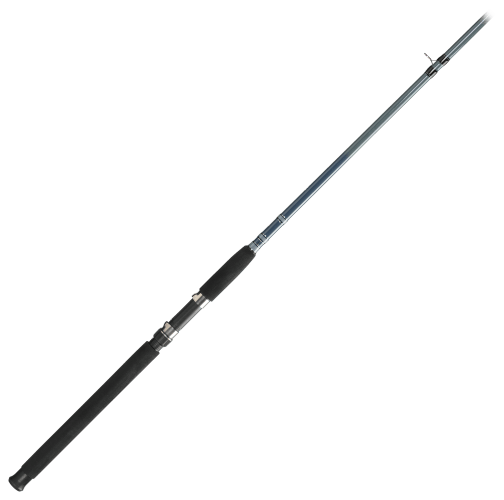 Downrigger boat gear saltwater trolling tackle rod and reel Stock