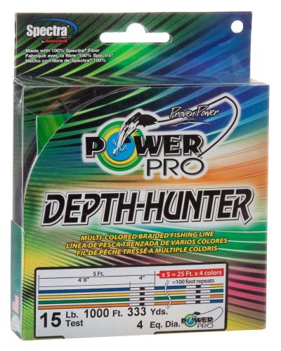 Power Pro 333 Yard Depth-Hunter Metered Line (80-Pound)