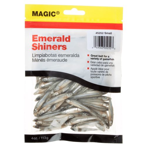 Magic Emerald Shiner Minnows - Small - Natural - 1.5 oz.