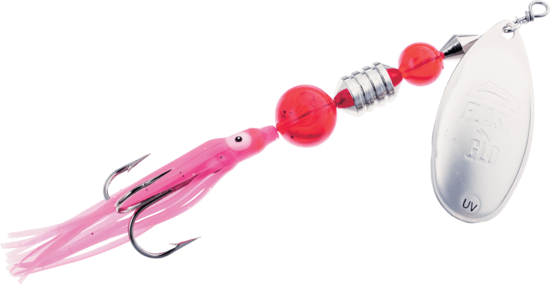Yakima Bait Flash Glo UV Squid Casting Spinner