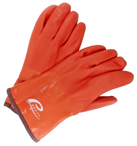 Promar Insulated Progrip Gloves, Orange, Large