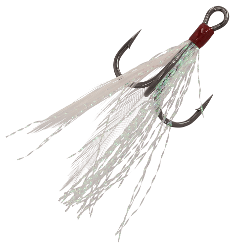 Gamakatsu Feathered Treble Hooks 2 pack