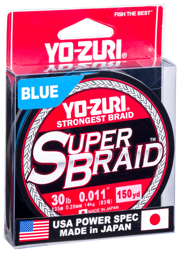  Yo-Zuri Super Braid 150 Yard Spool Blue 10 Pound Line