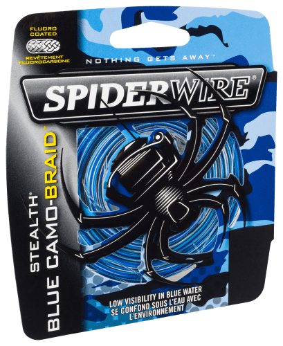SpiderWire Stealth Blue Camo Braid