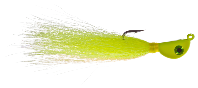 Hookup Lures Big Bucktail Jig Chartreuse / 1oz