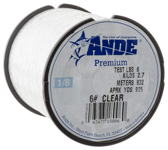 Ande Premium Monofilament Line Clear