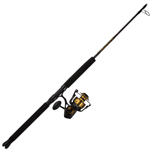PENN Spinfisher VI 6500 Spinning Rod and Reel Jigging Combo Bass