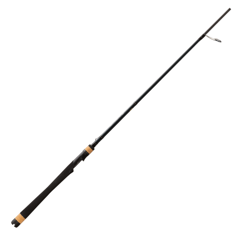7'4 13 Fishing Black Omen Medium Heavy Bait Casting Rod ~ New